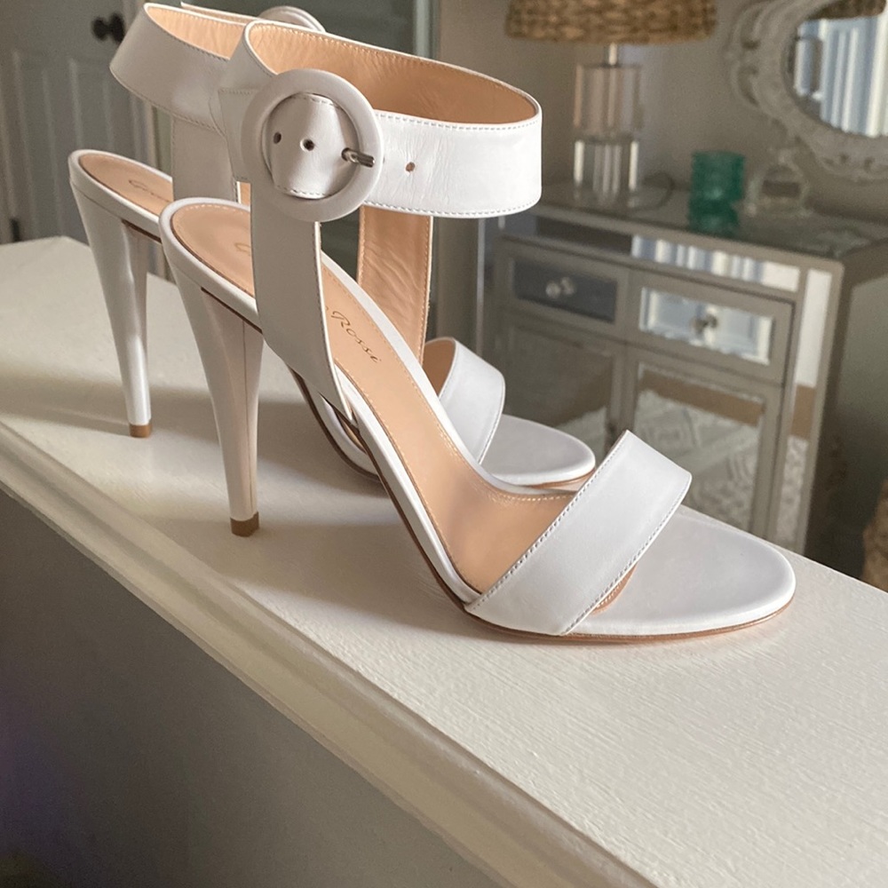 Gianvito Rossi White high heel sandals